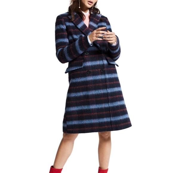 BCBG Plaid Coat - Picture 6 of 8